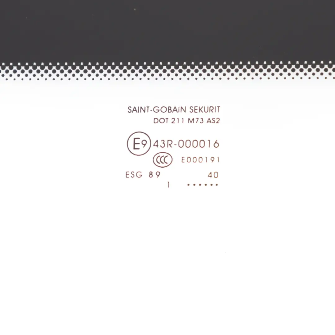 Mercedes Sprinter W906 Glass Window Rear Door Right Left N/O/S AS2 - SKU A9066700106 - Part number A9066700106