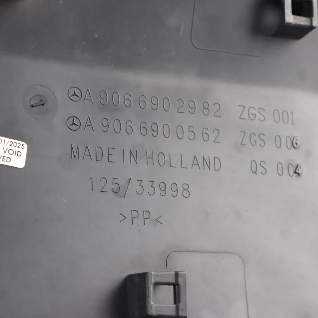 Side Door Trim Strip Left N/S Moulding Panel to Mercedes W906 with Part number A9066902982 Mercedes W906 Side Door Trim Strip Left N/S Moulding Panel - SKU A9066902982 - Part number A9066902982