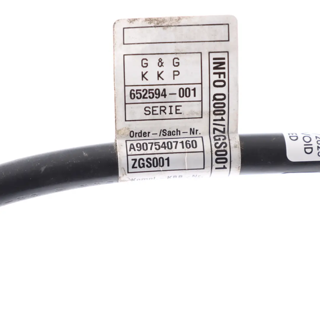 W907 W910 Batteria Cablaggio Elettrico Linea Di Terra per Mercedes con numero di parte A9075407160 Mercedes W907 W910 Batteria Cablaggio Elettrico Linea Di Terra - SKU A9075407160 - Numero di parte A9075407160