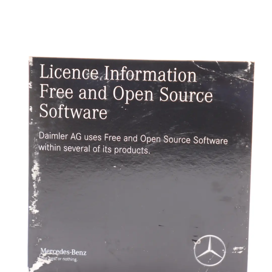 Mercedes W907 Lizenz Informationen Kostenlose Open Source Software - SKU A9078271300 - Teilenummer A9078271300