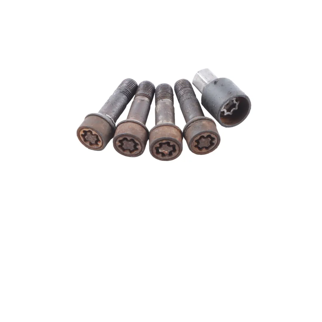 Mercedes W164 W166 Wheel Security Bolts Lock Locking Nut Set - SKU B66470156 - Part number B66470156