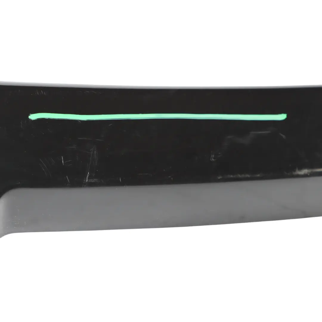 Spoiler BMW F10 Boot Trunk Lid Trim Panel Cover M Performance Look to Rear with Part number F10-BLACK-SPOILER Rear Spoiler BMW F10 Boot Trunk Lid Trim Panel Cover M Performance Look - SKU F10-BLACK-SPOILER - Part number F10-BLACK-SPOILER