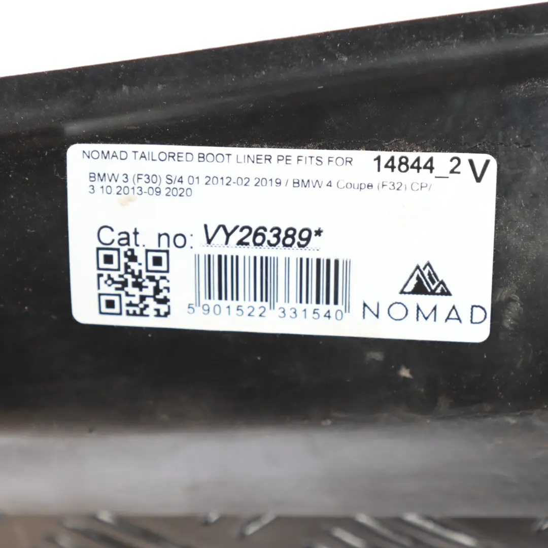 Boot Trunk Carpet Floor Mat Rear Panel Liner Cover Trim NOMAD VY26389 to BMW F30 with Part number F30-NOMAD-MAT BMW F30 Boot Trunk Carpet Floor Mat Rear Panel Liner Cover Trim NOMAD VY26389 - SKU F30-NOMAD-MAT - Part number F30-NOMAD-MAT