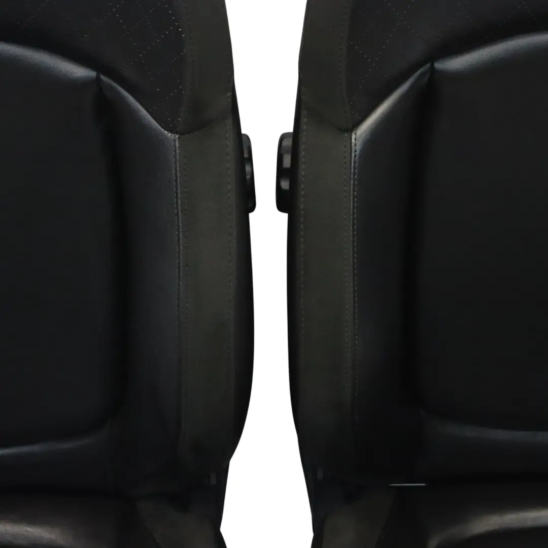 Mini F56 Asientos Deportivos Calefactables Cuero Cross Punch Carbono Negro Set - SKU F56-SPORT-CARBONBLACK-LEATHER-SEATS - Número de pieza F56-SPORT-CARBONBLACK-LEATHER