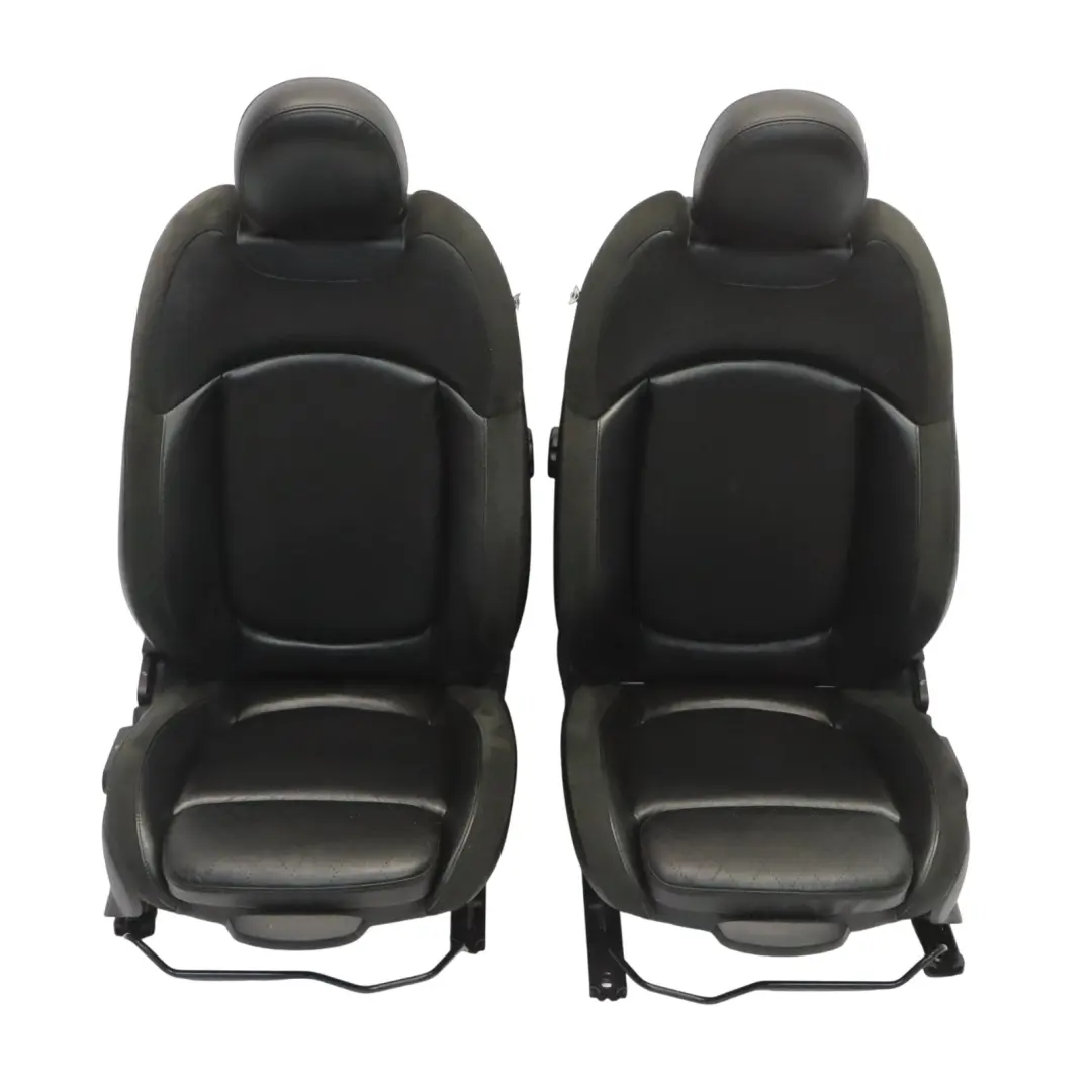 Mini F56 Komplet Foteli Skórzanych Cross Punch Carbon Czarne Grzane - SKU F56-SPORT-CARBONBLACK-LEATHER-SEATS - Numer Części F56-SPORT-CARBONBLACK-LEATHER
