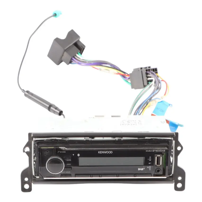 Kenwood Car Radio Stereo MP3 FM AUX USB Audio Player to with Part number KMM-BT504DAB Kenwood Car Radio Stereo MP3 FM AUX USB Audio Player - SKU KMM-BT504DAB - Part number KMM-BT504DAB