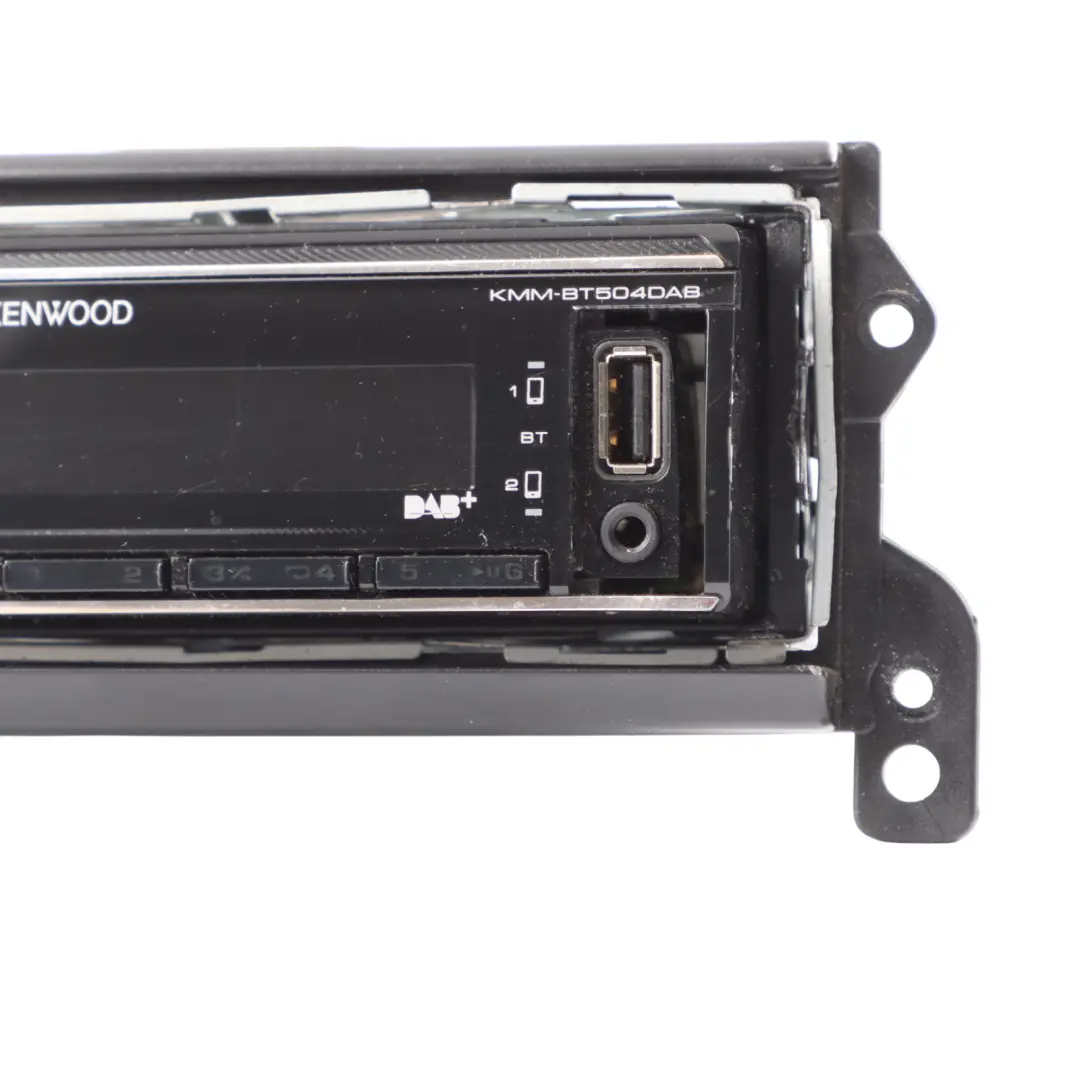 Kenwood Car Radio Stereo MP3 FM AUX USB Audio Player to with Part number KMM-BT504DAB Kenwood Car Radio Stereo MP3 FM AUX USB Audio Player - SKU KMM-BT504DAB - Part number KMM-BT504DAB