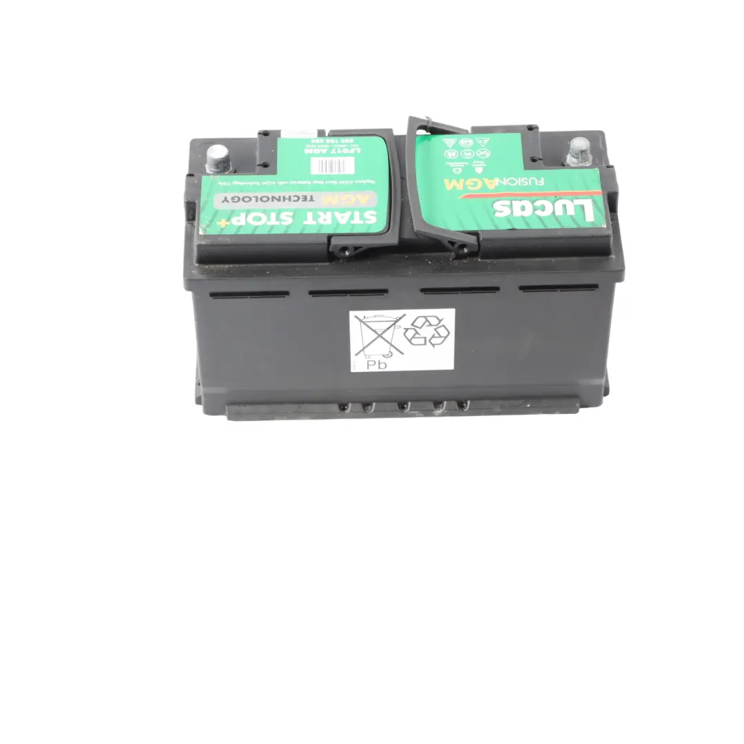 Lucas LF017 AGM Start Stop Car Battery 95Ah 850A 12V to with Part number LUCAS-AGM-95AH Lucas LF017 AGM Start Stop Car Battery 95Ah 850A 12V - SKU LUCAS-AGM-95AH - Part number LUCAS-AGM-95AH