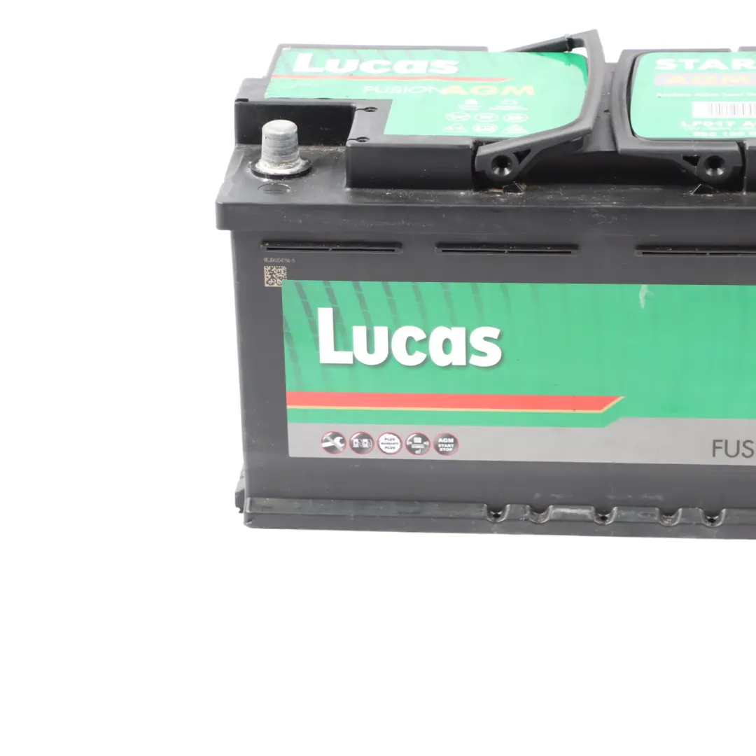  Lucas LF017 AGM Start Stop Car Battery 95Ah 850A 12V - SKU LUCAS-AGM-95AH - Part number LUCAS-AGM-95AH