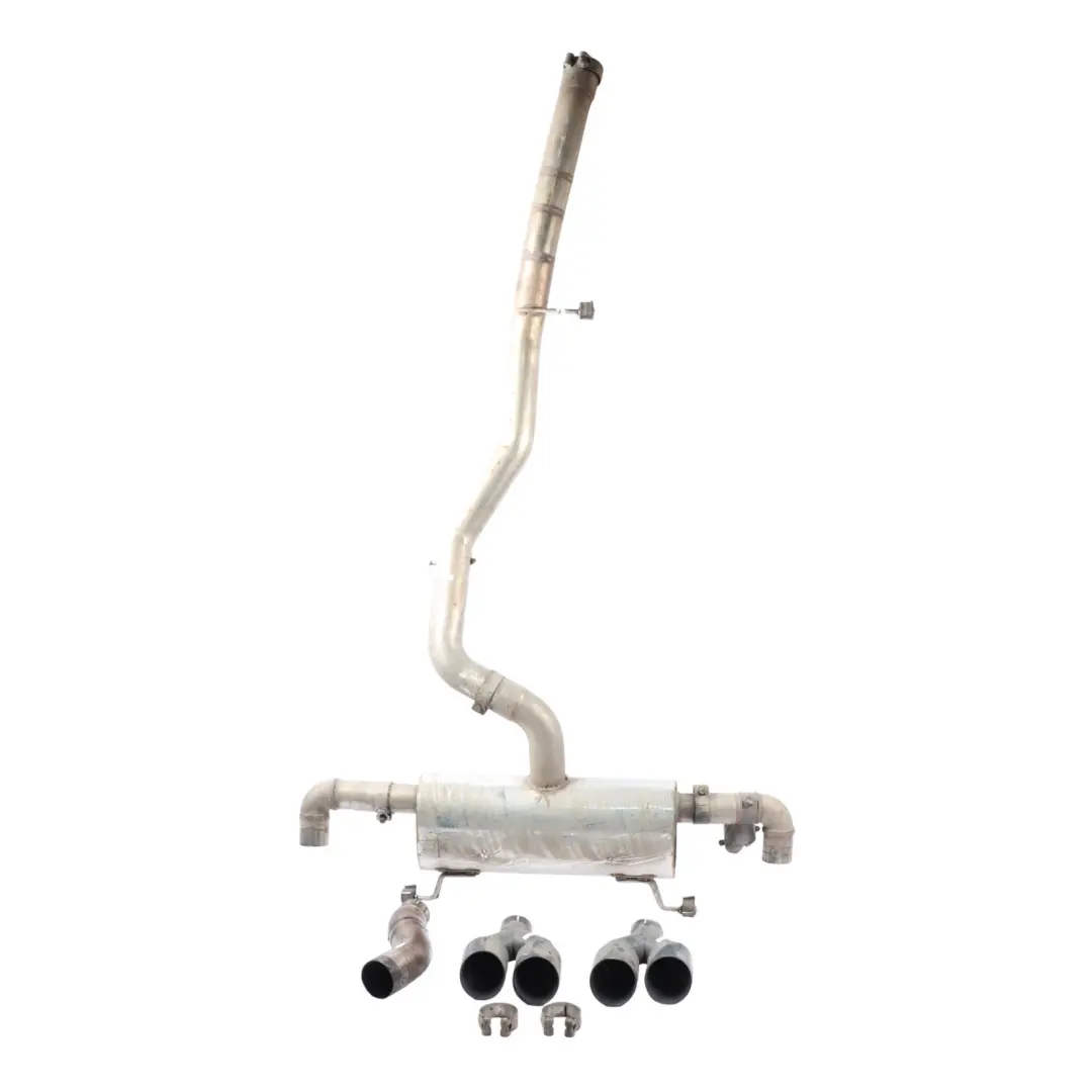 Audi A1 S1 8X Milltek Sport Exhaust System Muffler Back Box Double Pipe 2.0 TFSI - SKU MSAU642 - Part number MSAU642
