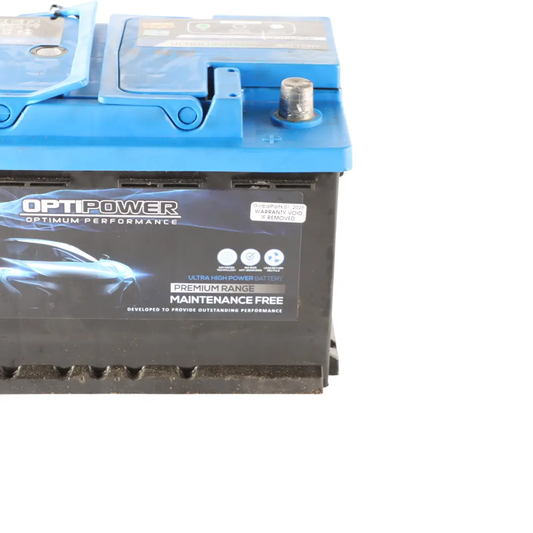  Optipower OPTP100HP Start Stop Car Battery 72Ah 670A 12V - SKU OPTIPOWER-72AH - Part number OPTIPOWER-72AH