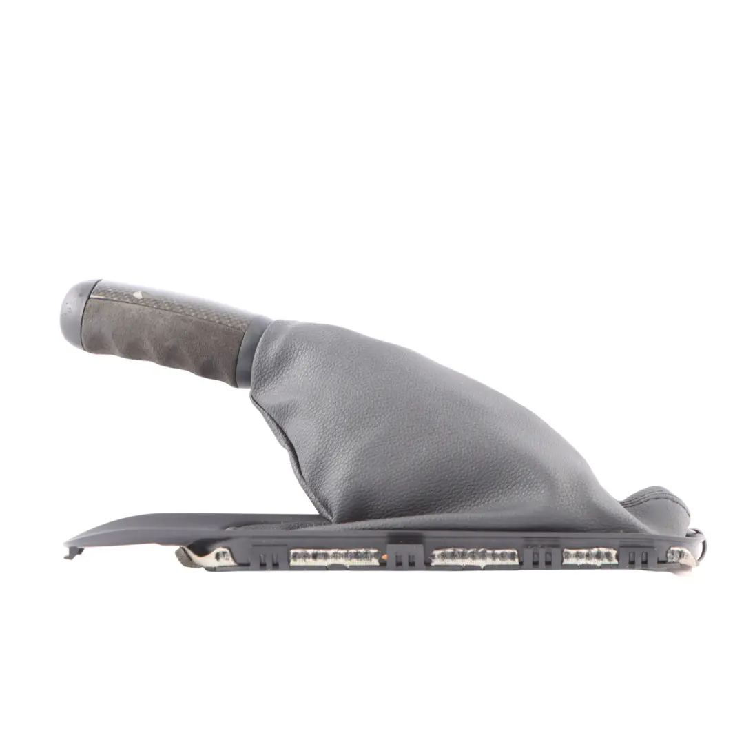 Mini JCW R50 R53 R55 R56 Handbrake Lever Cover Cover Leather Carbon - SKU P0417956 - Part number 0417956