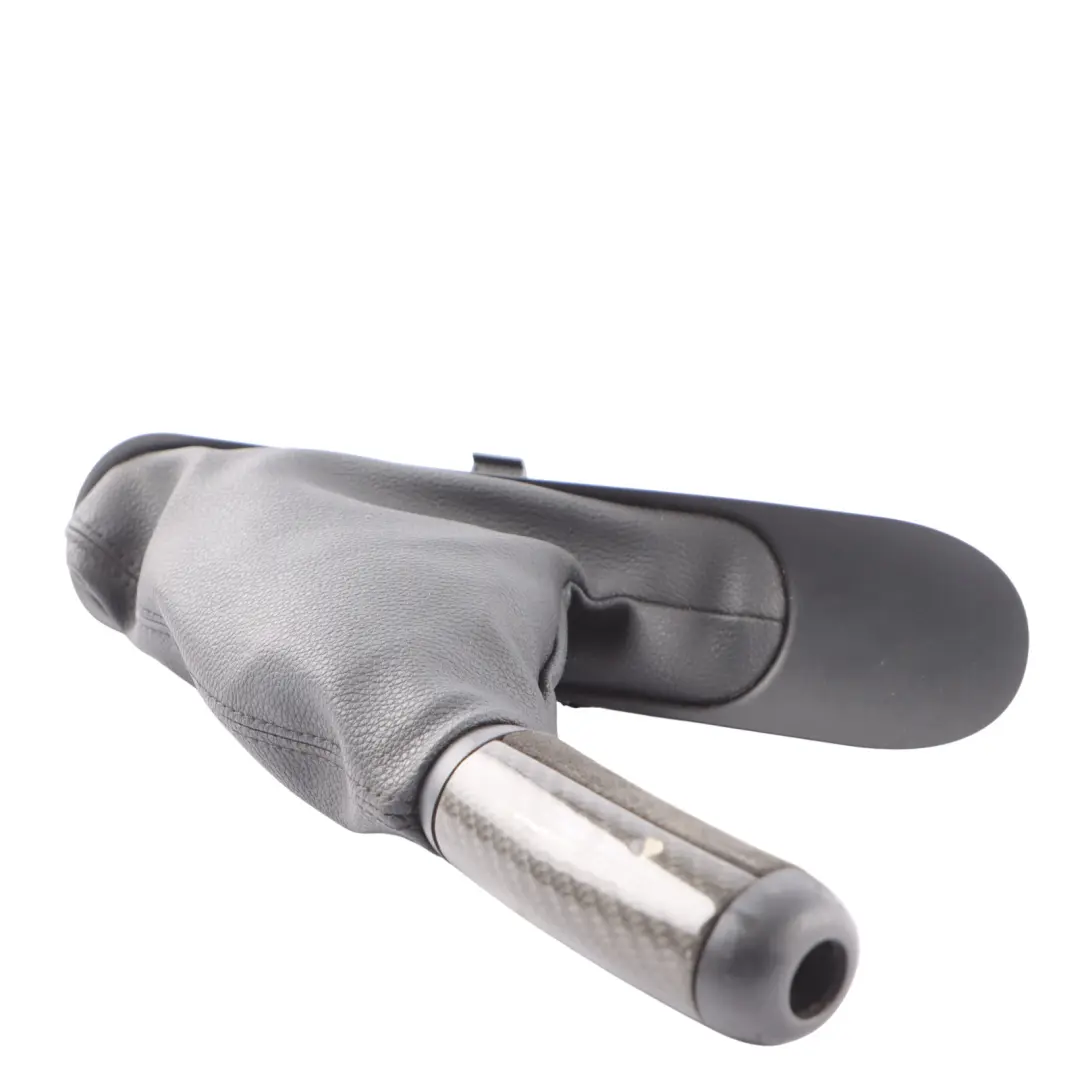 Mini JCW R50 R53 R55 R56 Handbrake Lever Cover Cover Leather Carbon - SKU P0417956 - Part number 0417956