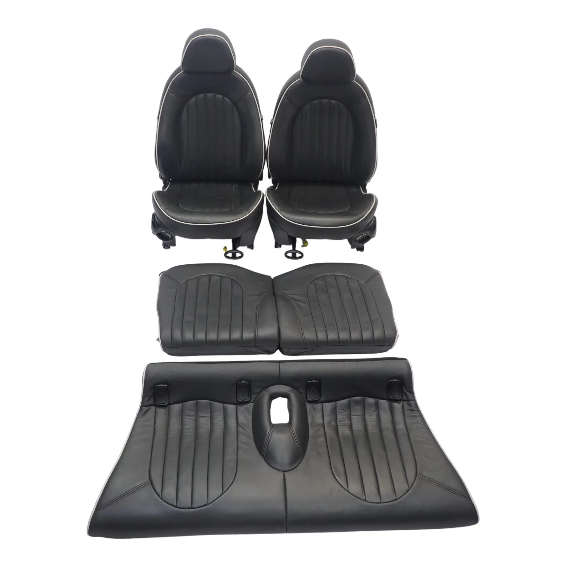 Mini R52 Cabrio Leder Sportsitze beheizt Englisch Orange Naht - LNPN Interieur