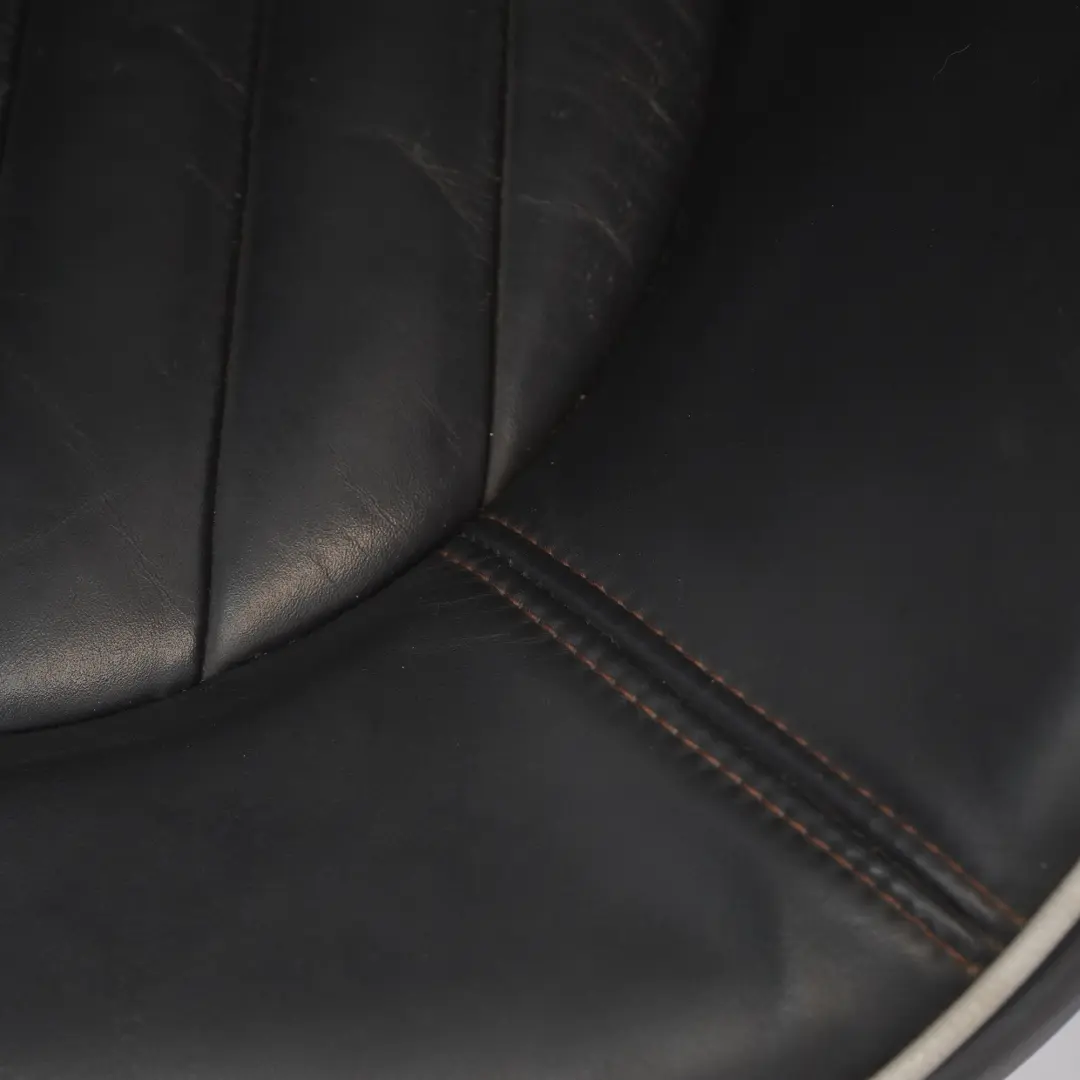 Mini R52 Cabrio Leder Sportsitze beheizt Englisch Orange Naht - LNPN Interieur - SKU R52-LEATHER-SPORT-SEATS-ORANGE-SEAM-LNPN - Teilenummer R52 Leather Sport Seats Orange Seam 