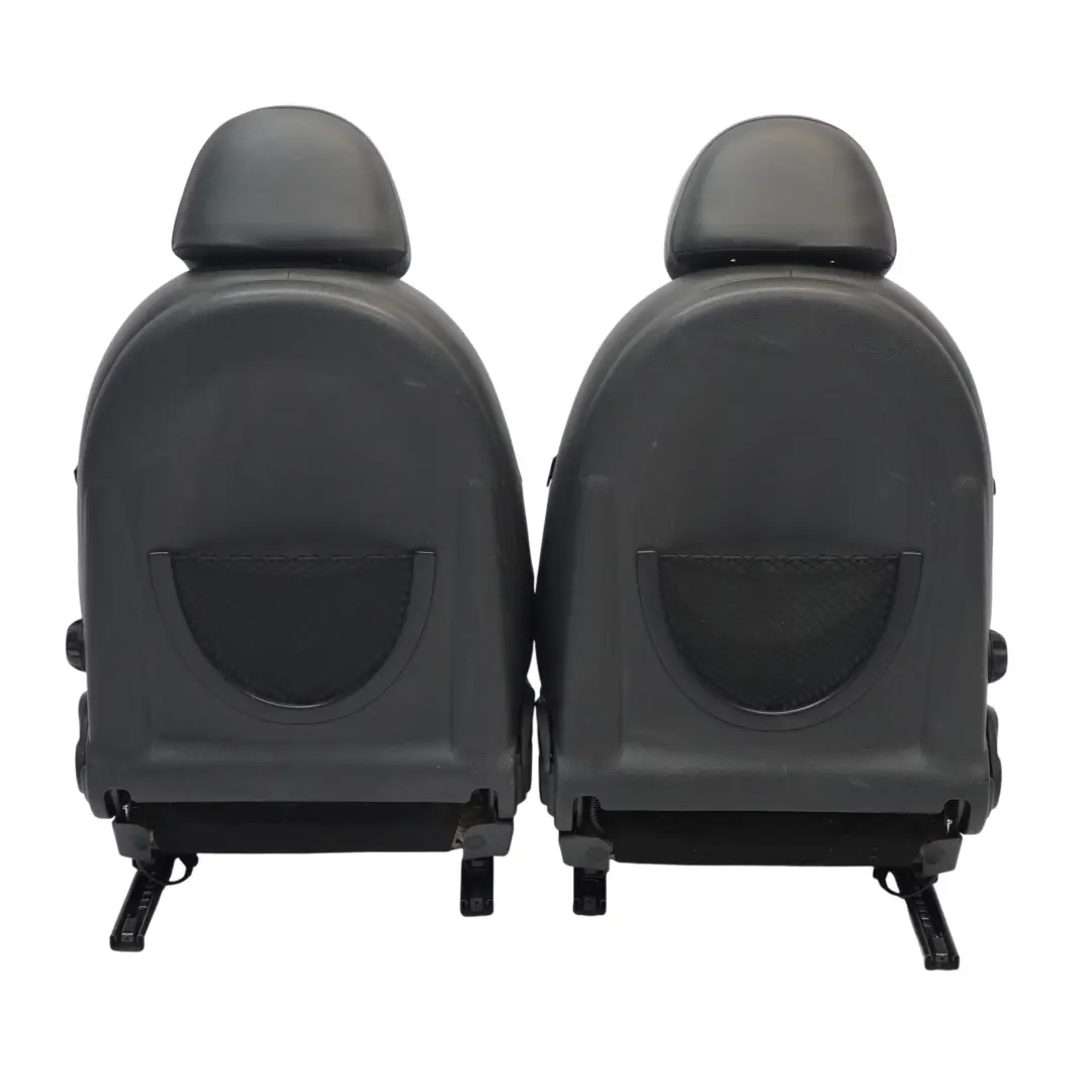 Mini R52 Cabrio Leder Sportsitze beheizt Englisch Orange Naht - LNPN Interieur - SKU R52-LEATHER-SPORT-SEATS-ORANGE-SEAM-LNPN - Teilenummer R52 Leather Sport Seats Orange Seam 
