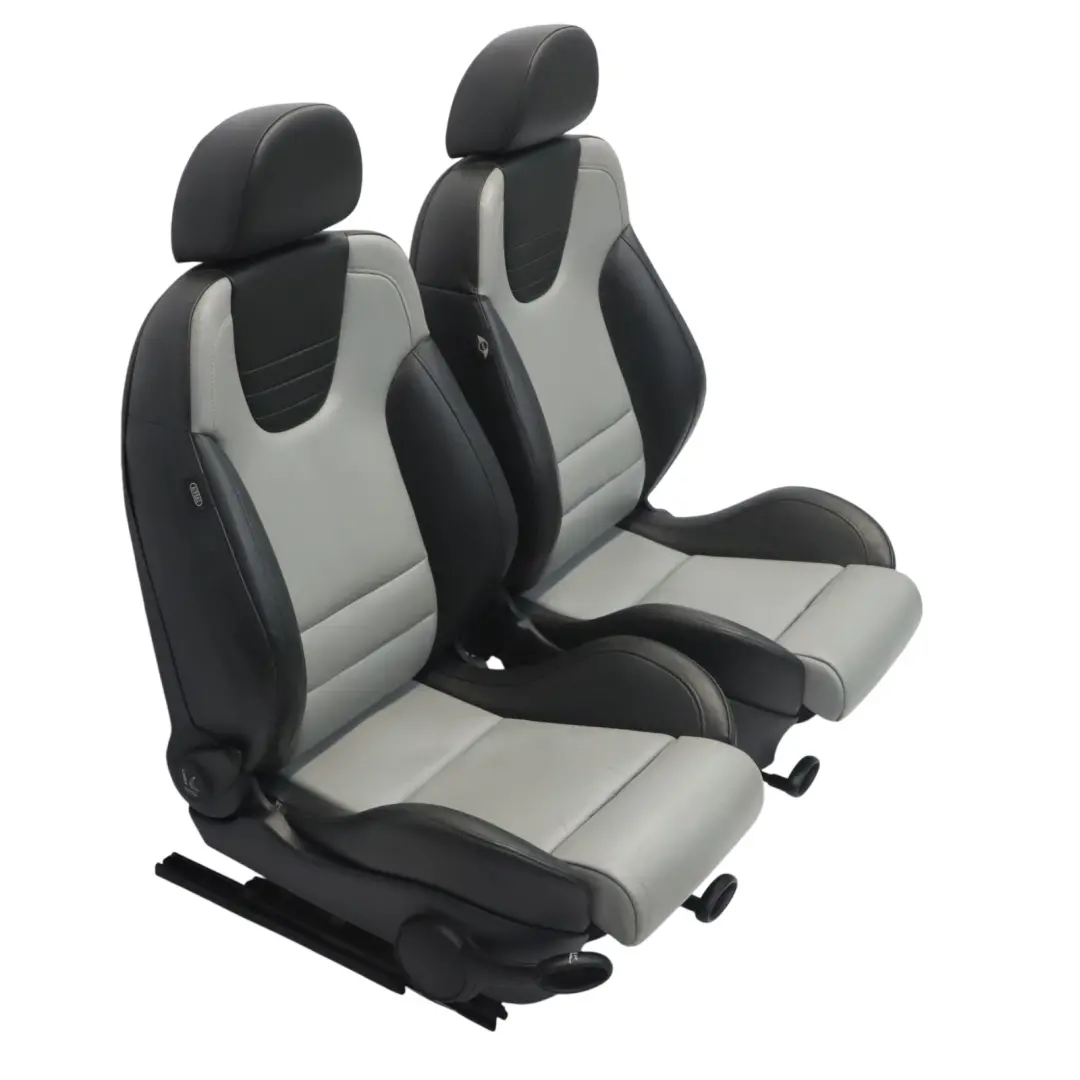 Mini Cooper S R50 R53 Komplet Foteli Sport Skórzane Recaro Panther Black - SKU R53-LEATHER-SPORT-RECARO-SEATS - Numer Części R53-LEATHER-SPORT-RECARO