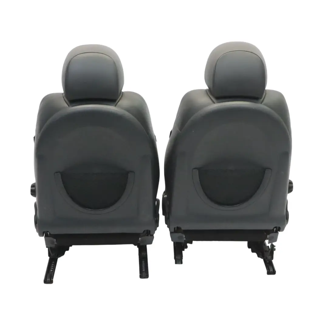 Mini Cooper S R50 R53 Komplet Foteli Sport Skórzane Recaro Panther Black - SKU R53-LEATHER-SPORT-RECARO-SEATS - Numer Części R53-LEATHER-SPORT-RECARO