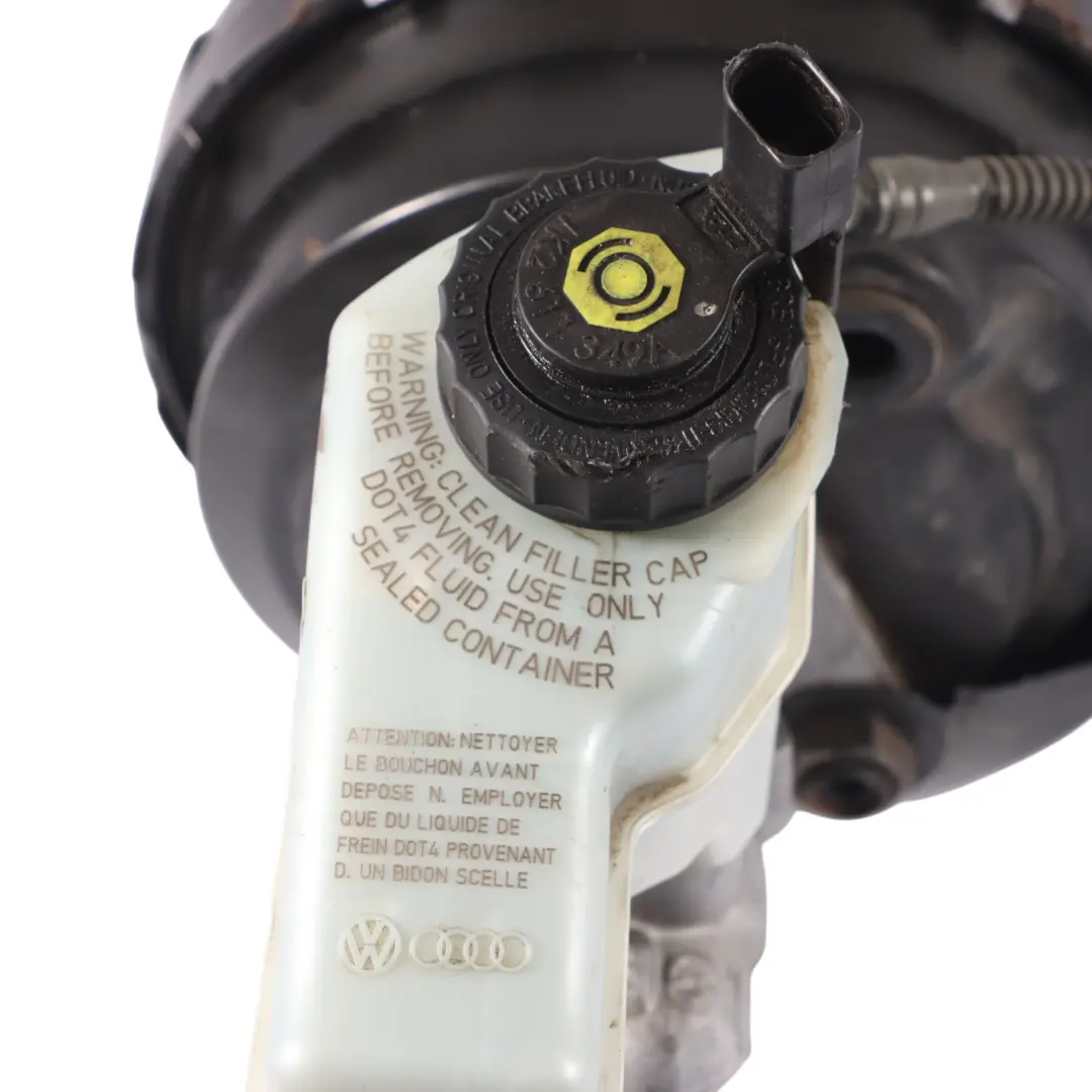Brake Servo Booster Master Cylinder Braking Unit 1K2614105BC to Audi A3 S3 8P with Part number 1K2614106H Audi A3 S3 8P Brake Servo Booster Master Cylinder Braking Unit 1K2614105BC - SKU RHD-1K2614106H - Part number 1K2614106H