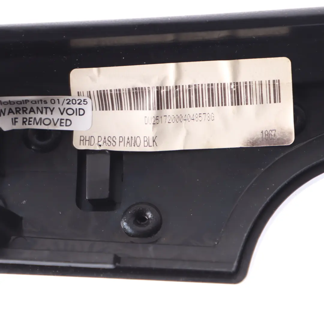 Upper Set Dashboard Panel Trim Cover Piano Black to MINI Cooper R56 R57 with Part number 2752156 MINI Cooper R56 R57 Upper Set Dashboard Panel Trim Cover Piano Black - SKU RHD-2752156 - Part number 2752156