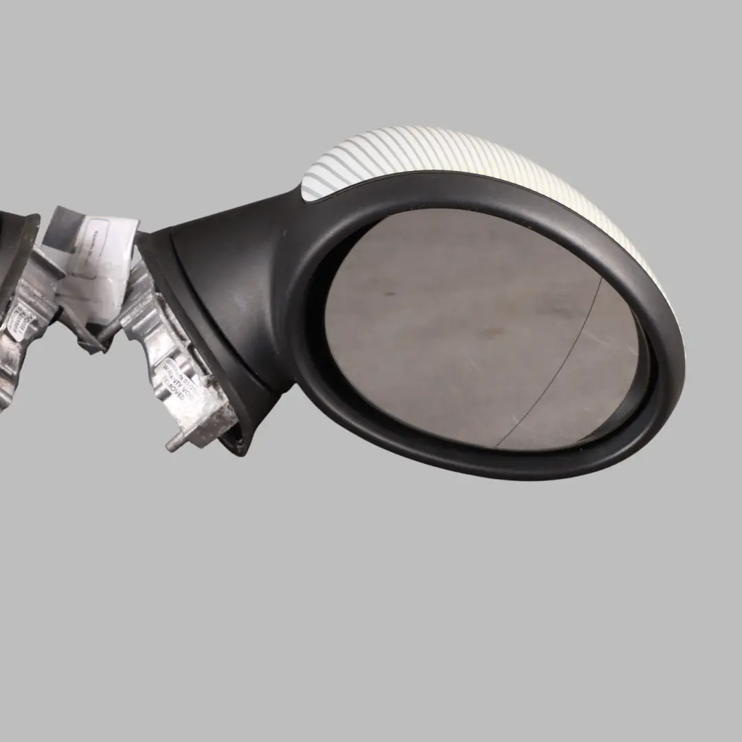 Door Wing Mirror Mini R55 R56 Left Right N/O/S Outside White Silver Camden Set to with Part number 2755637-2755638 Door Wing Mirror Mini R55 R56 Left Right N/O/S Outside White Silver Camden Set - SKU RHD-2755637-2755638-CAMDEN - Part number 2755637-2755638