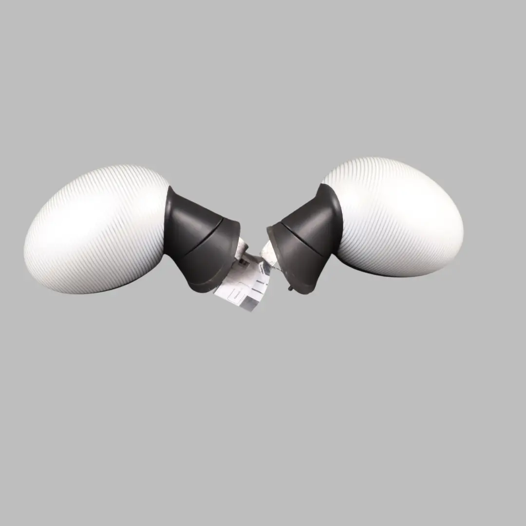  Door Wing Mirror Mini R55 R56 Left Right N/O/S Outside White Silver Camden Set - SKU RHD-2755637-2755638-CAMDEN - Part number 2755637-2755638