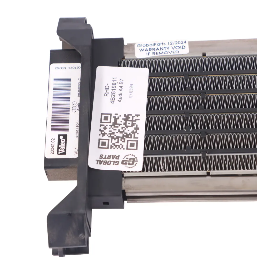 Audi A4 B6 B7 A6 C5 Auxiliary Heating Unit Heater Matrix - SKU RHD-4B2819011 - Part number 4B2819011