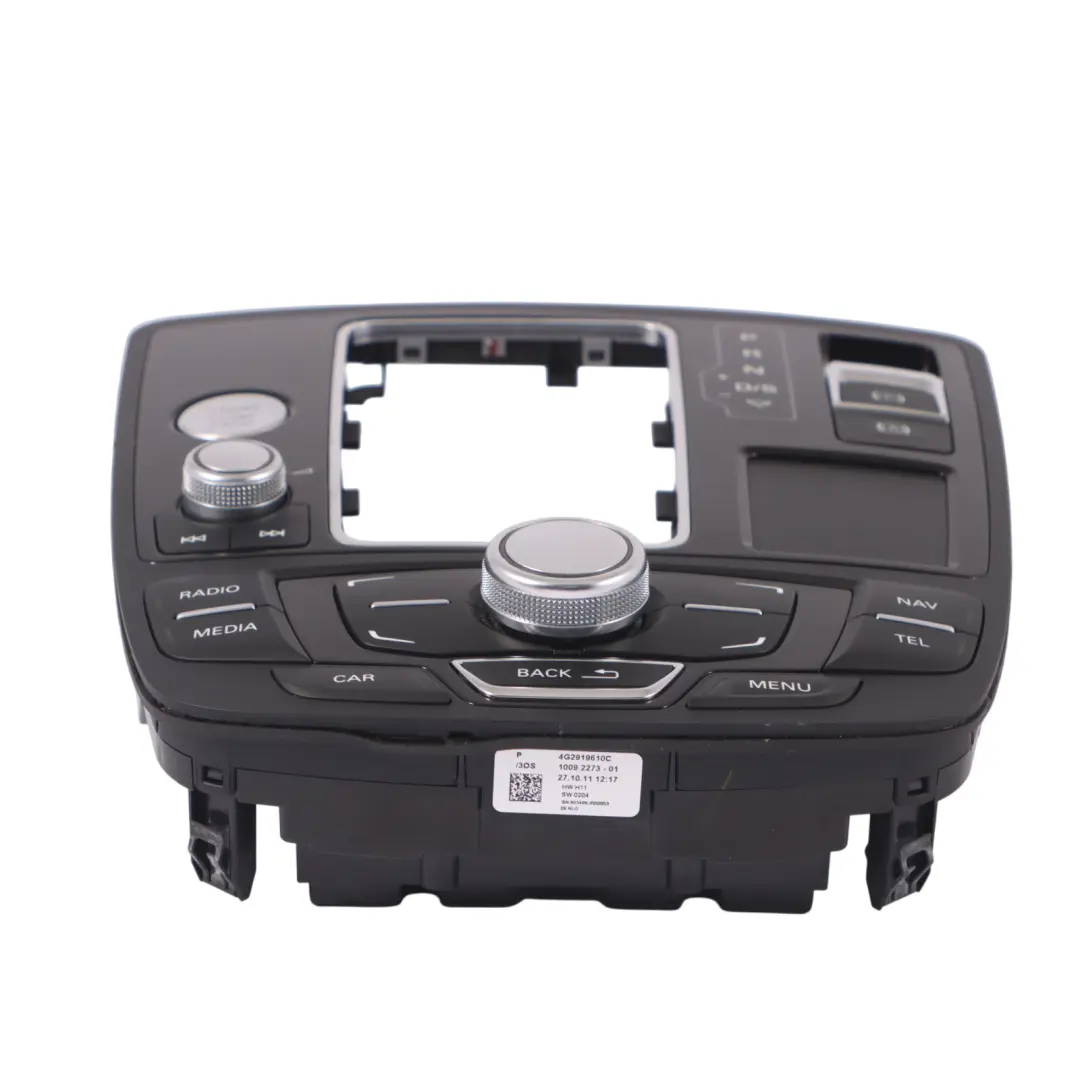 MMI Centre Console Multimedia Sat Nav Switch Panel to Audi A7 4G A6 C7 with Part number 4G2919610C Audi A7 4G A6 C7 MMI Centre Console Multimedia Sat Nav Switch Panel - SKU RHD-4G2919610C - Part number 4G2919610C