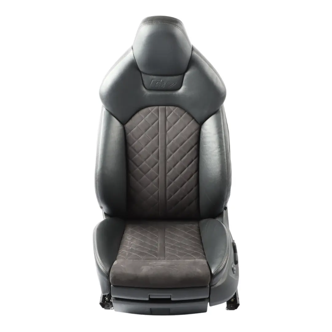 Audi A7 S7 4G Sport Seat Front Left N/S Interior Heated Alcantara Leather Black - SKU RHD-4G8881805H-1 - Part number 4G8881805H