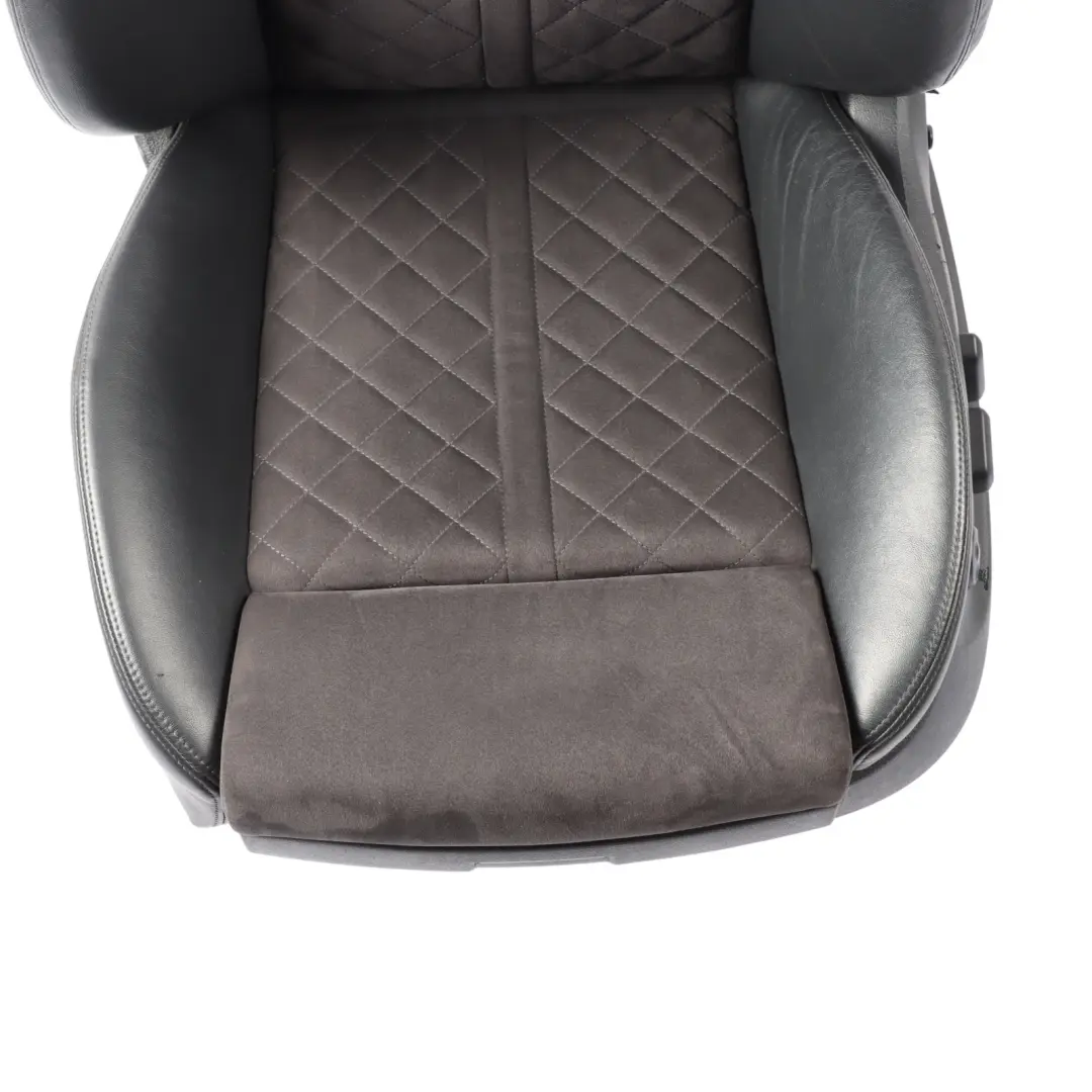 Audi A7 S7 4G Sport Seat Front Left N/S Interior Heated Alcantara Leather Black - SKU RHD-4G8881805H-1 - Part number 4G8881805H