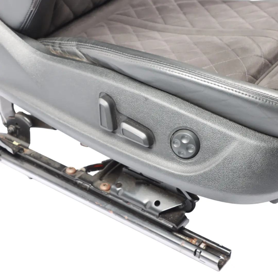 Audi A7 S7 4G Sport Seat Front Right O/S Memory Heated Alcantara Leather Black - SKU RHD-4G8881806H-1 - Part number 4G8881806H