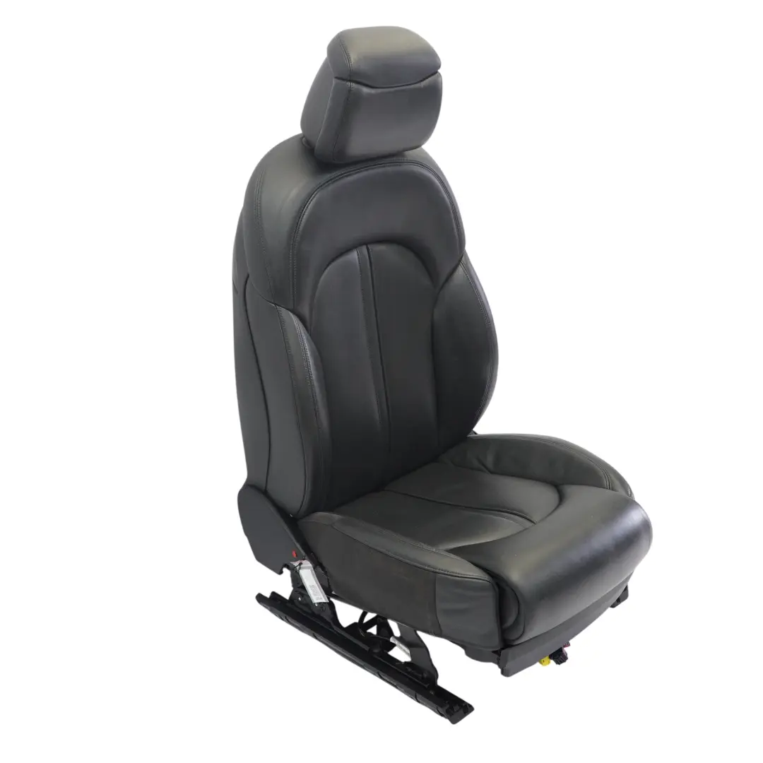 Audi A8 D4 4H Comfort Seat Front Left N/S Heated Memory Leather Valcona Black - SKU RHD-4H0881805C-1 - Part number 4H0881805C