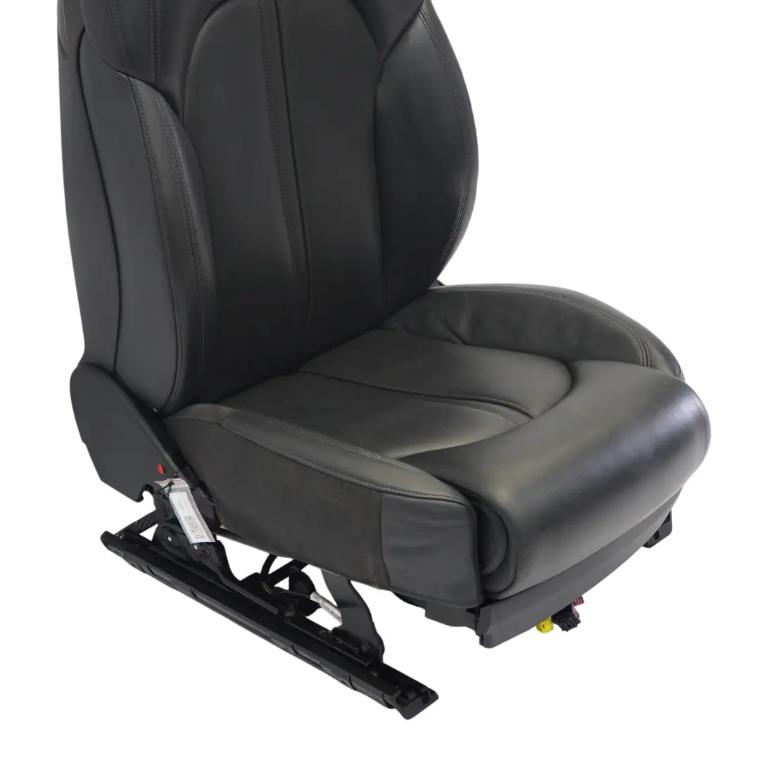 Audi A8 D4 4H Comfort Seat Front Left N/S Heated Memory Leather Valcona Black - SKU RHD-4H0881805C-1 - Part number 4H0881805C