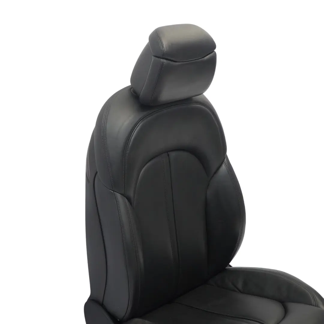 Audi A8 D4 4H Comfort Seat Front Left N/S Heated Memory Leather Valcona Black - SKU RHD-4H0881805C-1 - Part number 4H0881805C