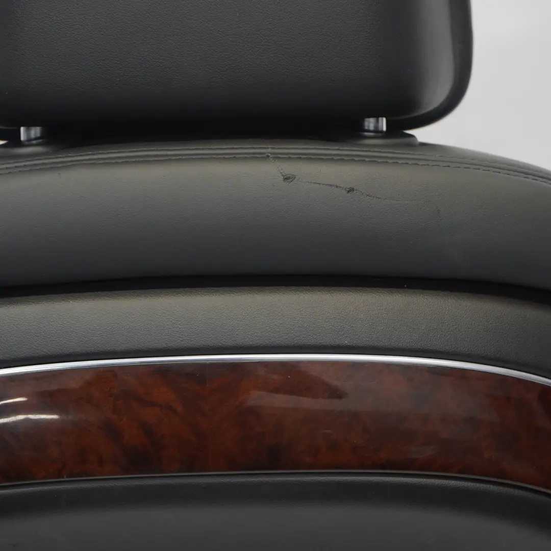 Audi A8 D4 4H Comfort Seat Front Left N/S Heated Memory Leather Valcona Black - SKU RHD-4H0881805C-1 - Part number 4H0881805C