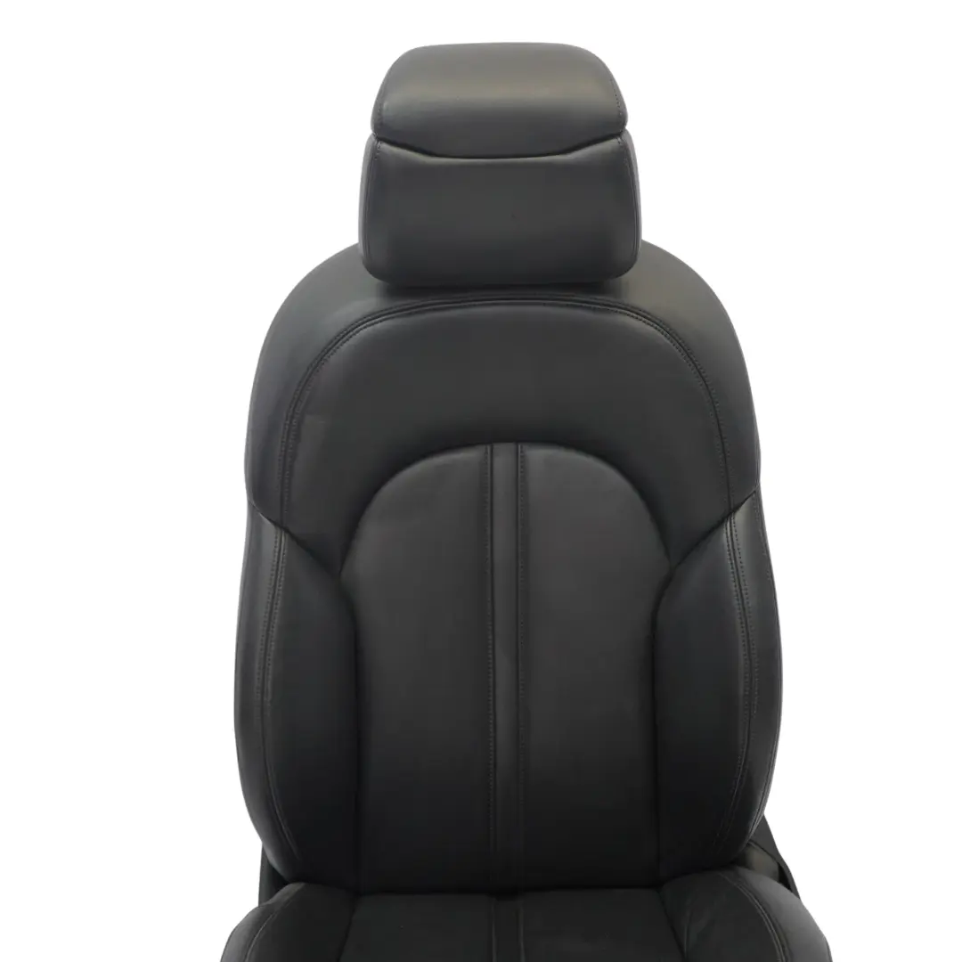 Audi A8 D4 4H Comfort Seat Front Left N/S Heated Memory Leather Valcona Black - SKU RHD-4H0881805C-1 - Part number 4H0881805C
