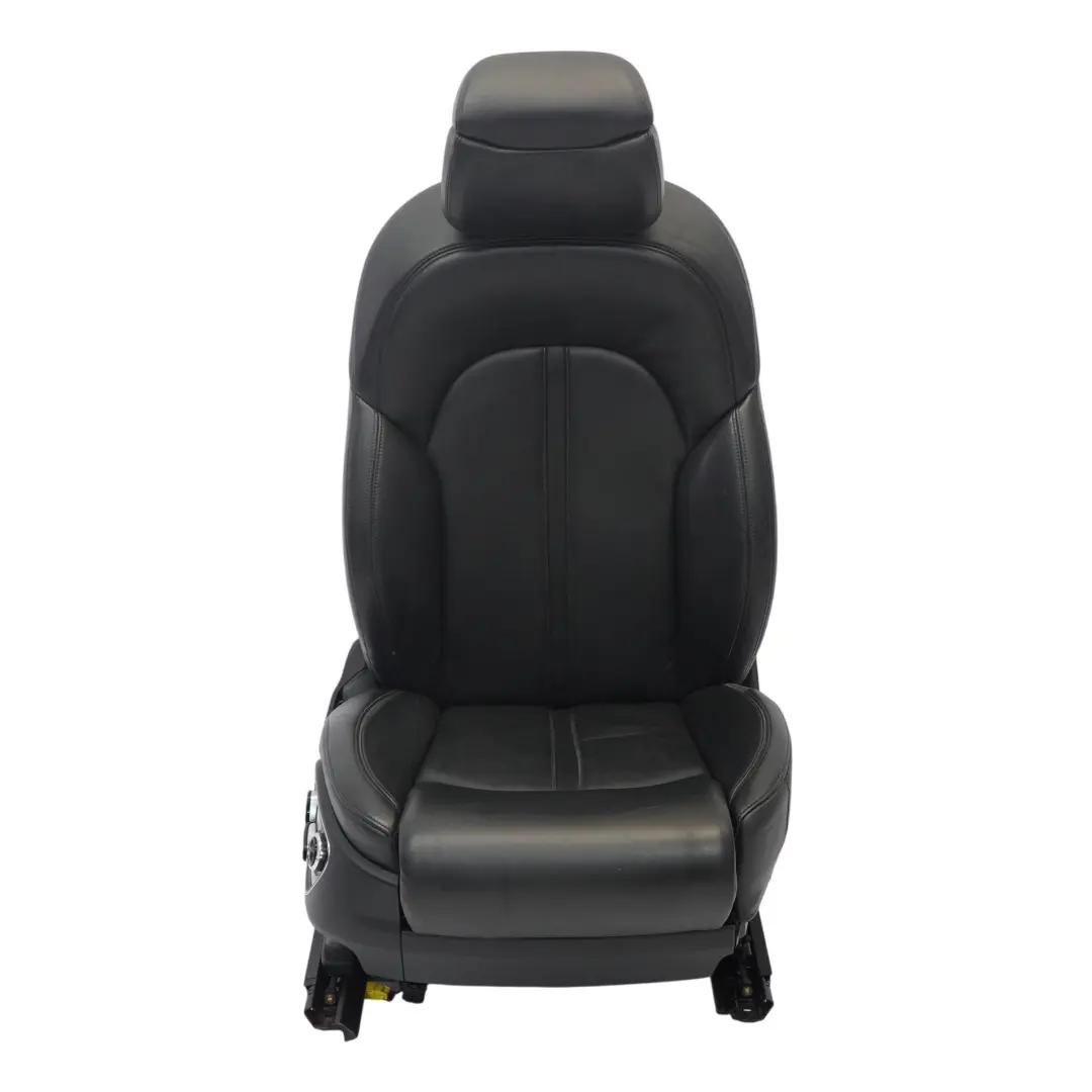 Audi A8 D4 4H Comfort Seat Front Right O/S Heated Memory Leather Valcona Black - SKU RHD-4H0881806C-1 - Part number 4H0881806C