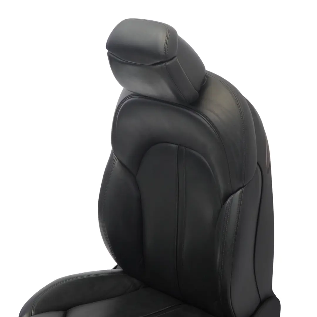 Audi A8 D4 4H Comfort Seat Front Right O/S Heated Memory Leather Valcona Black - SKU RHD-4H0881806C-1 - Part number 4H0881806C