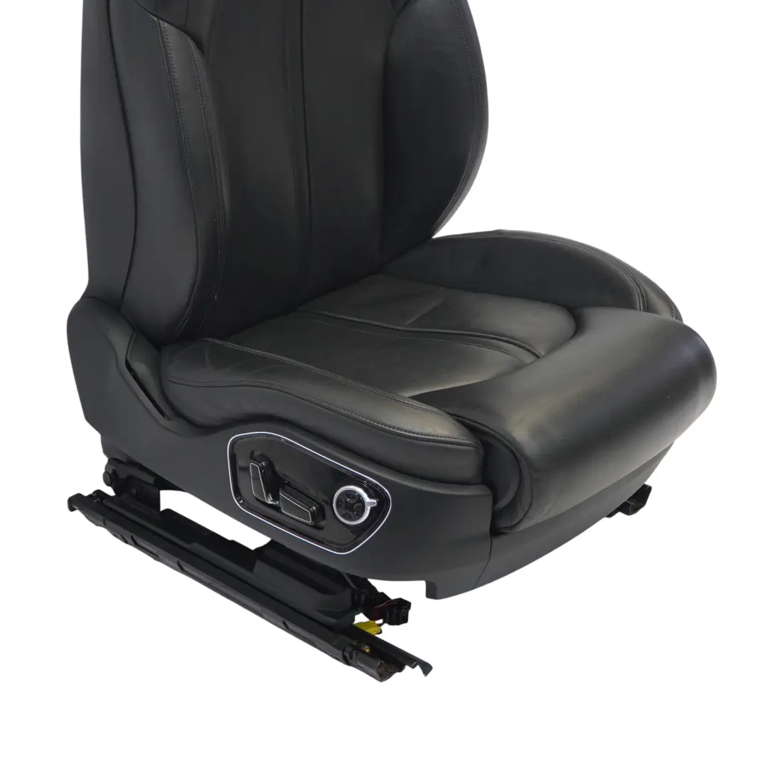 Audi A8 D4 4H Comfort Seat Front Right O/S Heated Memory Leather Valcona Black - SKU RHD-4H0881806C-1 - Part number 4H0881806C