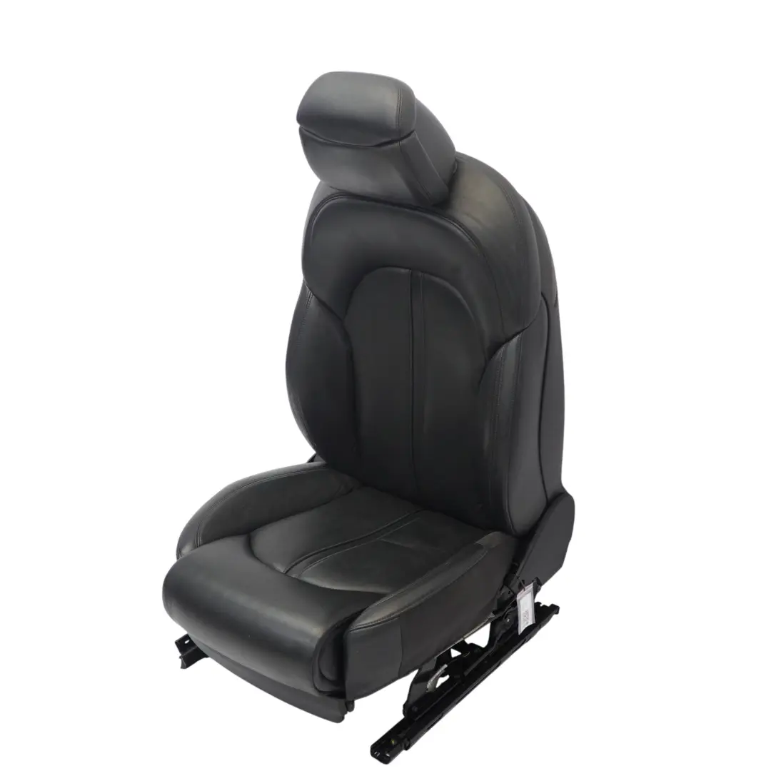 Audi A8 D4 4H Comfort Seat Front Right O/S Heated Memory Leather Valcona Black - SKU RHD-4H0881806C-1 - Part number 4H0881806C