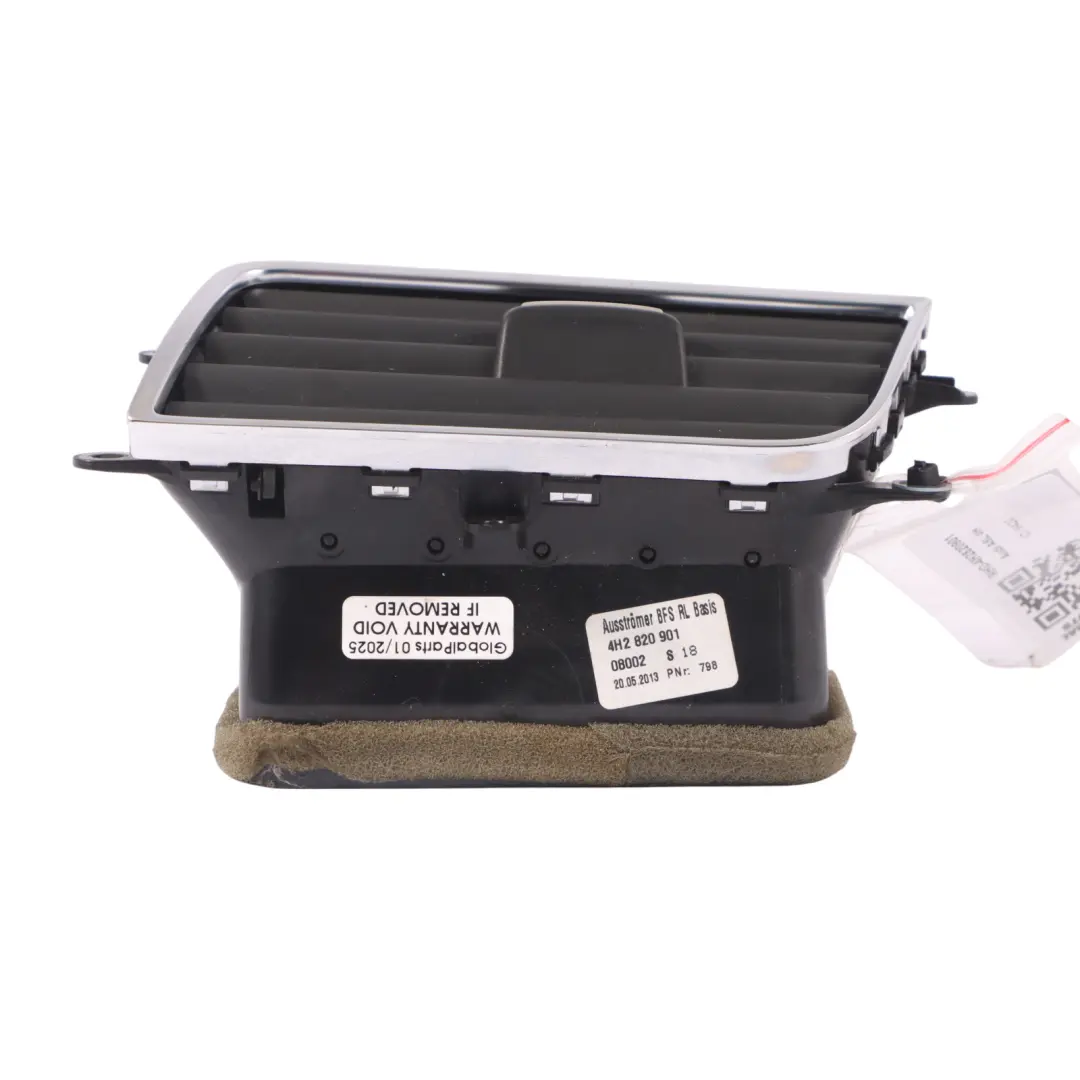Audi A8 4H Air Vent Grille Dashboard Dash Air Duct Panel Left N/S - SKU RHD-4H2820901 - Part number 4H2820901