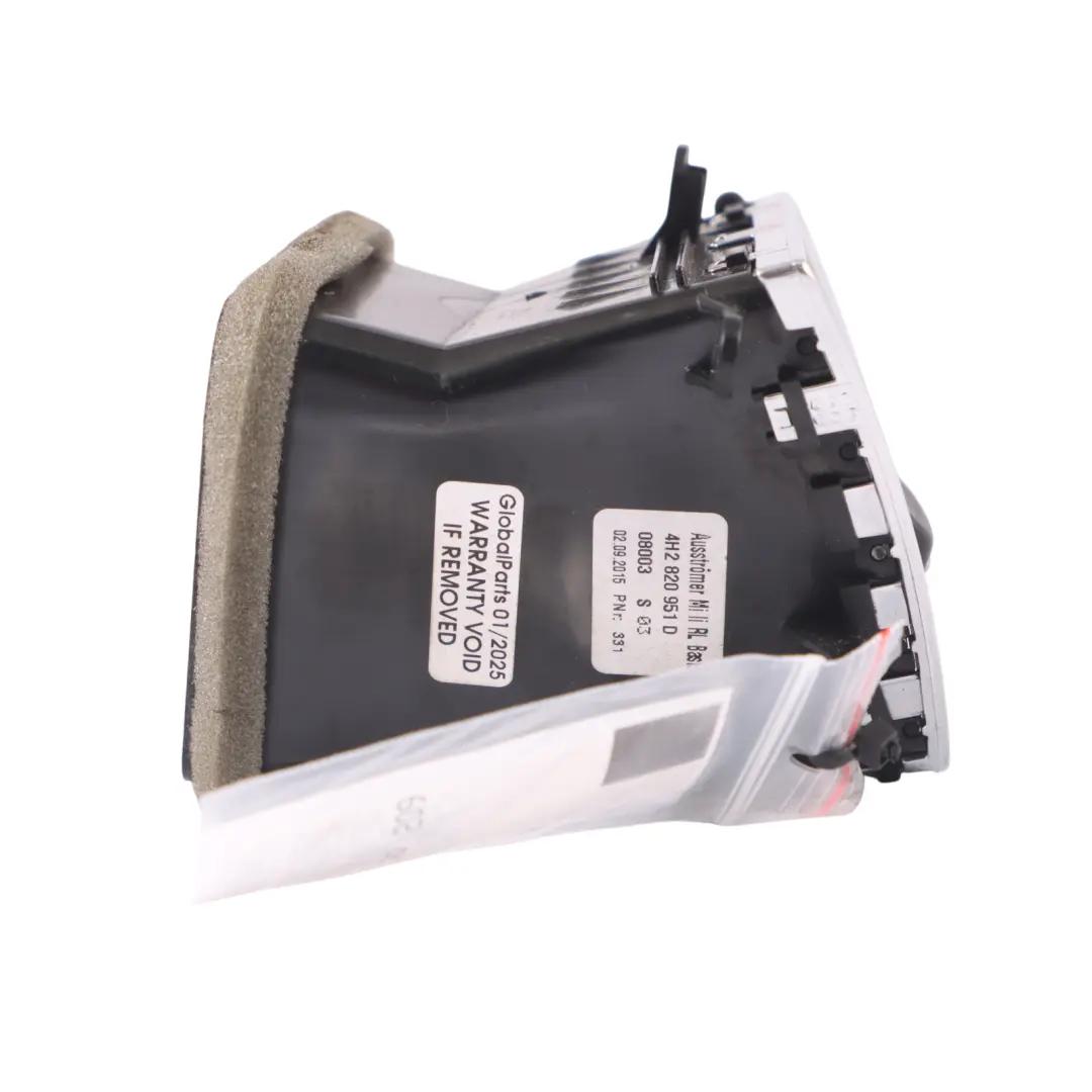 Audi A8 4H Air Vent Grille Dashboard Dash Duct Panel Centre Left N/S - SKU RHD-4H2820951 - Part number 4H2820951