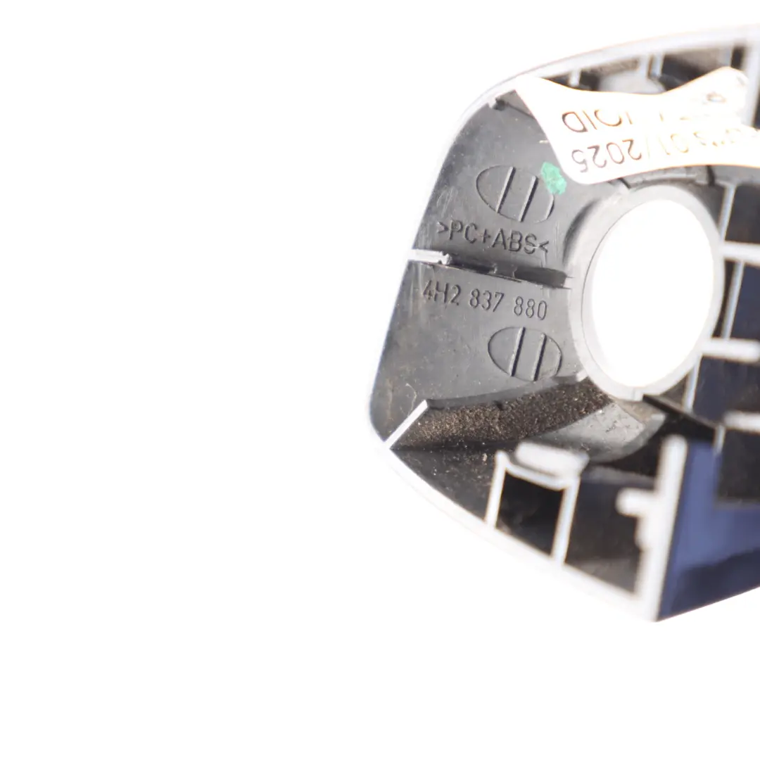 4G8 Front Door Grab Handle Key Hole Trim Right O/S Phantom Black Z9Y to Audi A7 with Part number 4H2837880 Audi A7 4G8 Front Door Grab Handle Key Hole Trim Right O/S Phantom Black Z9Y - SKU RHD-4H2837880-PHB - Part number 4H2837880