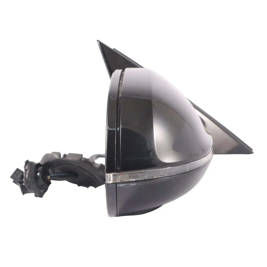 Audi A8 4H Door Wing Mirror Memory Power Fold Right O/S Phantom Black - Z9Y - SKU RHD-4H2857410H-PHB - Part number 4H2857410H