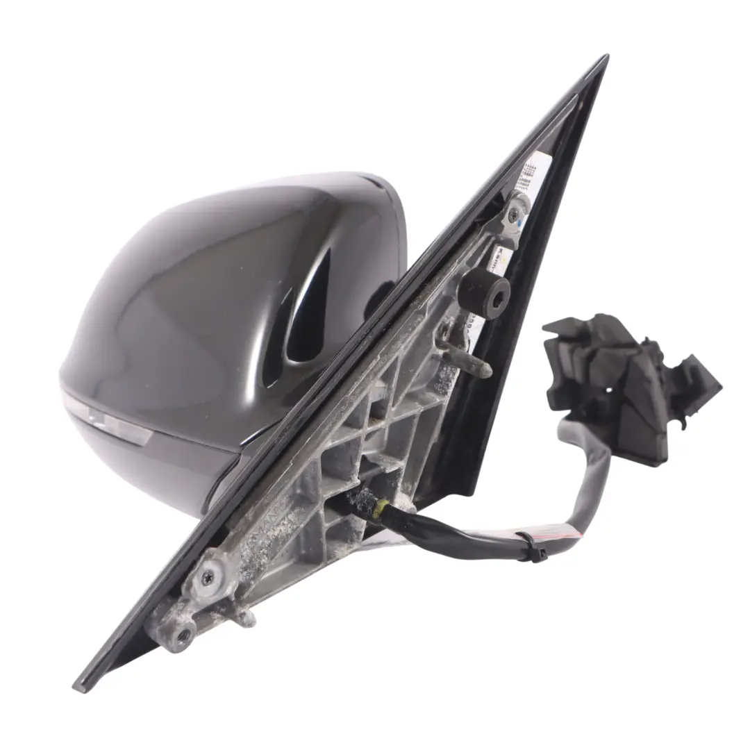 Audi A8 4H Door Wing Mirror Memory Power Fold Right O/S Phantom Black - Z9Y - SKU RHD-4H2857410H-PHB - Part number 4H2857410H