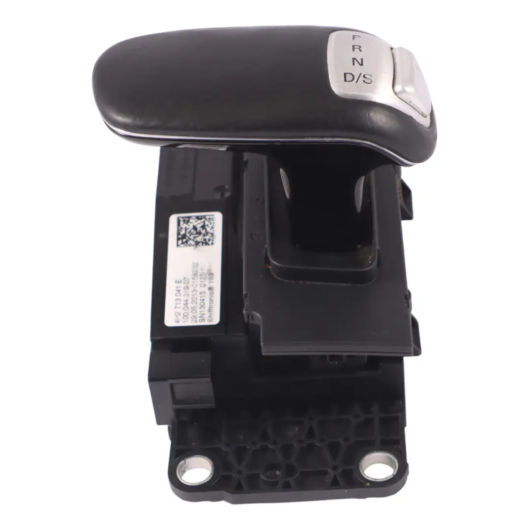 Audi A8 4H Automatic Gearbox Gear Selector Lever Knob Leather Black - SKU RHD-4H2927731A - Part number 4H2927731A