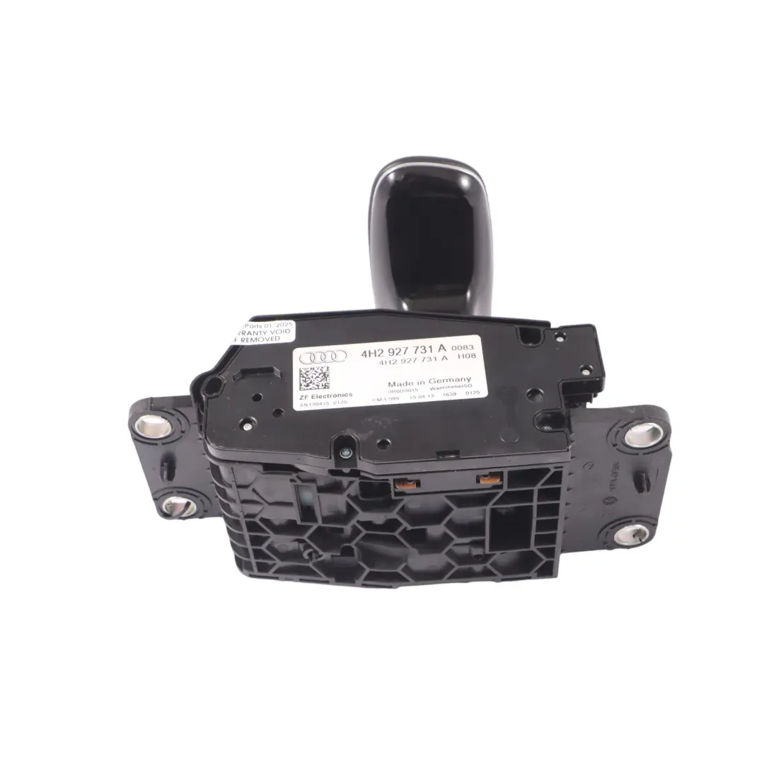 Audi A8 4H Automatic Gearbox Gear Selector Lever Knob Leather Black - SKU RHD-4H2927731A - Part number 4H2927731A