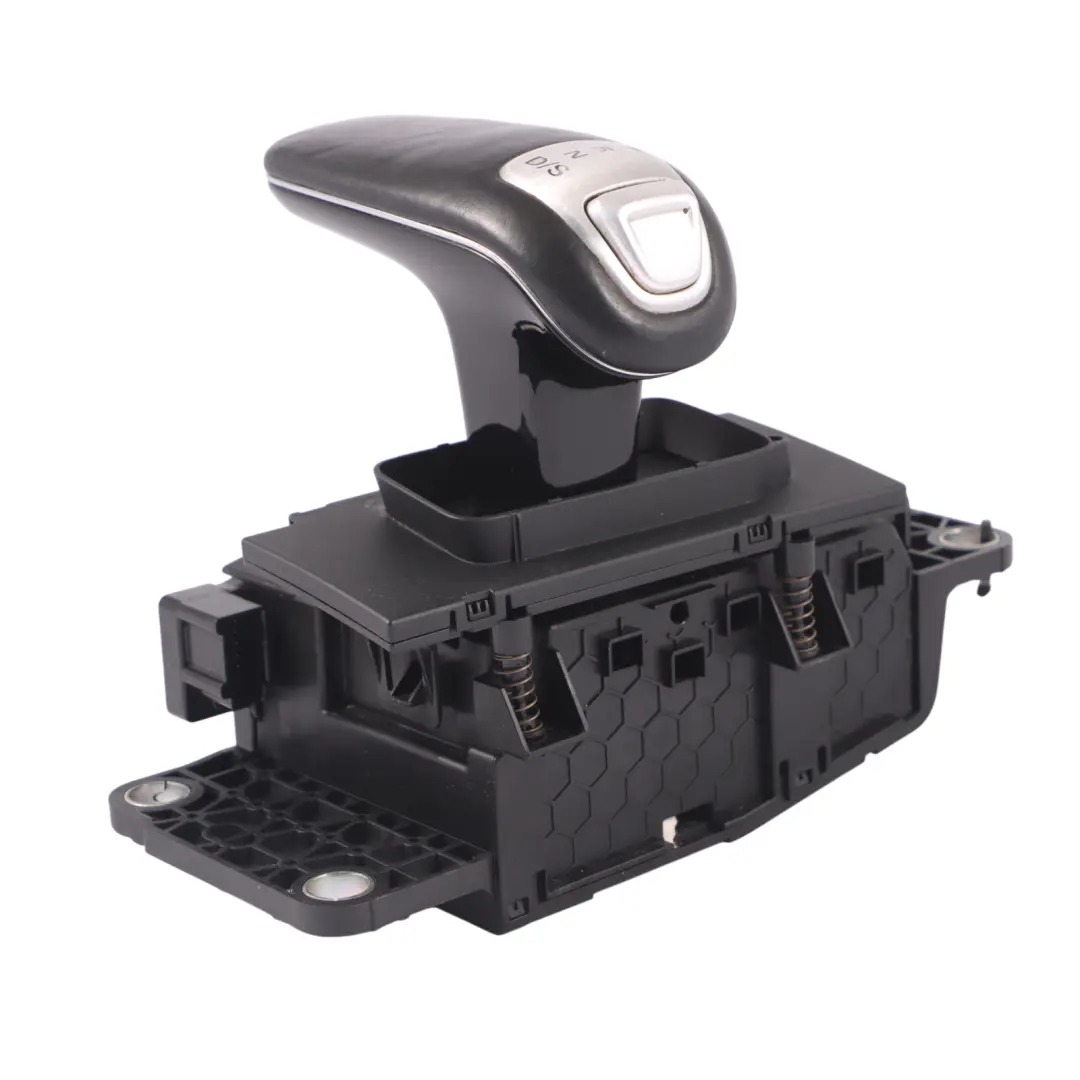 Audi A8 4H Automatic Gearbox Gear Selector Lever Knob Leather Black - SKU RHD-4H2927731A - Part number 4H2927731A