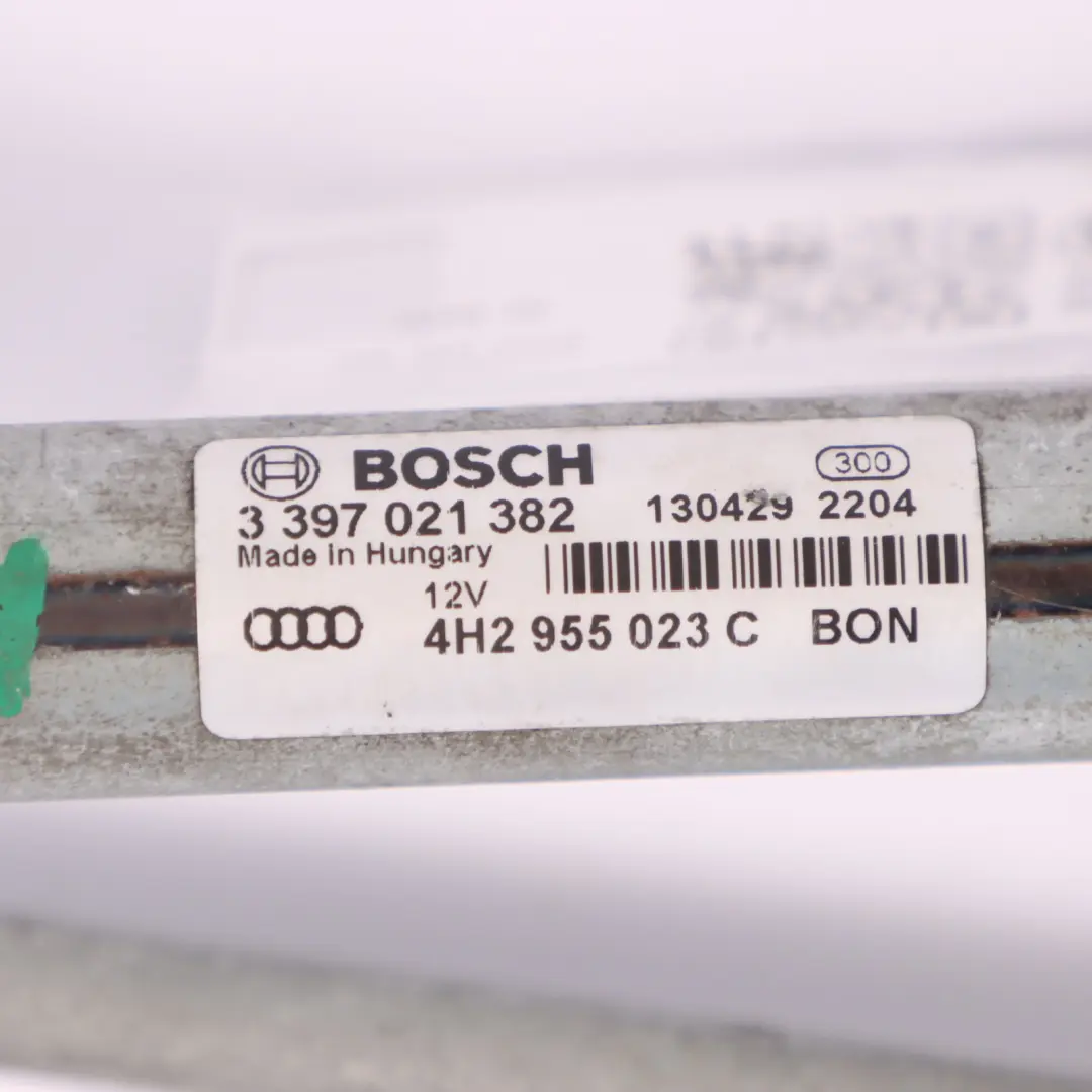 Front Windscreen Wiper Motor Linkage Mechanism to Audi A8 4H with Part number 4H2955023C Audi A8 4H Front Windscreen Wiper Motor Linkage Mechanism - SKU RHD-4H2955023C - Part number 4H2955023C