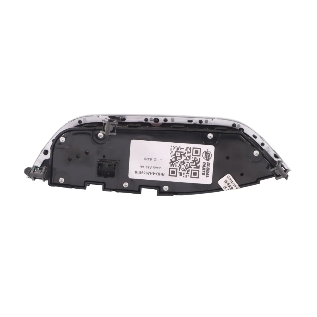 Front Seat Adjustment Switch Left N/S Control Panel to Audi A8 4H with Part number 4H2959819 Audi A8 4H Front Seat Adjustment Switch Left N/S Control Panel - SKU RHD-4H2959819 - Part number 4H2959819